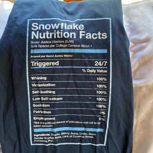 NAVY BLUE Large snowflake tee by NEXT LEVEL